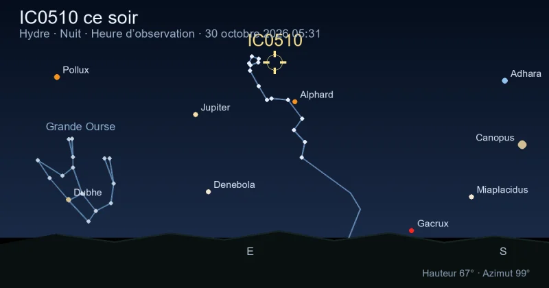 IC0510 ce soir
