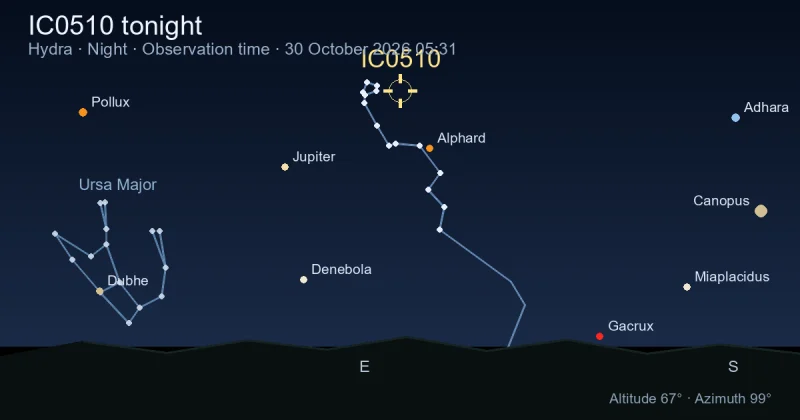 IC0510 tonight