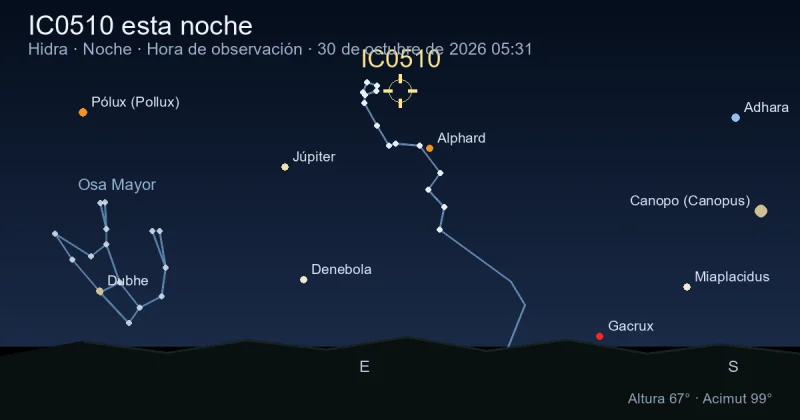 IC0510 esta noche