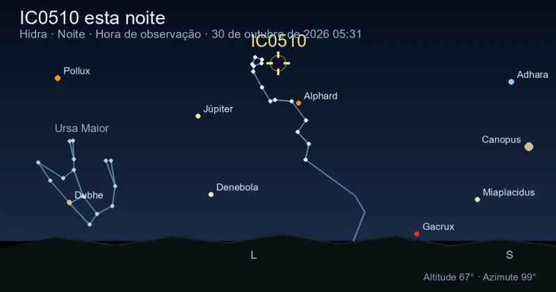 IC0510 esta noite