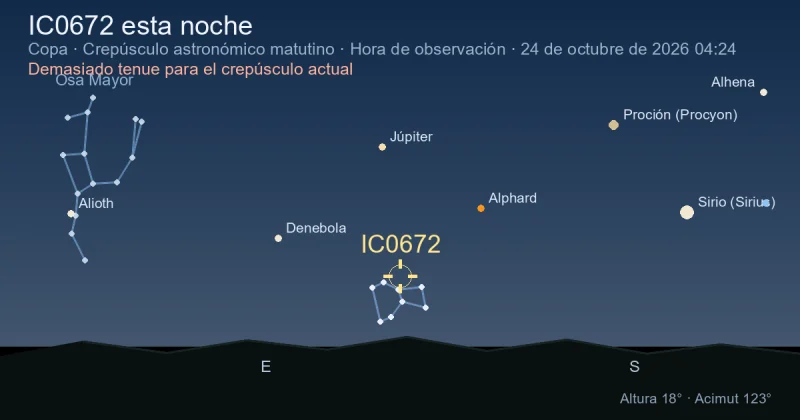 IC0672 esta noche