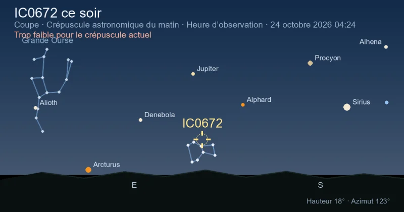 IC0672 ce soir