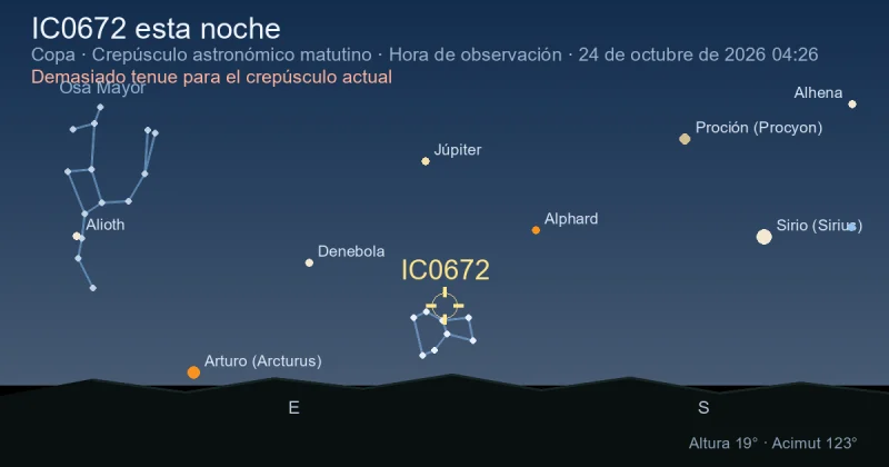 IC0672 esta noche