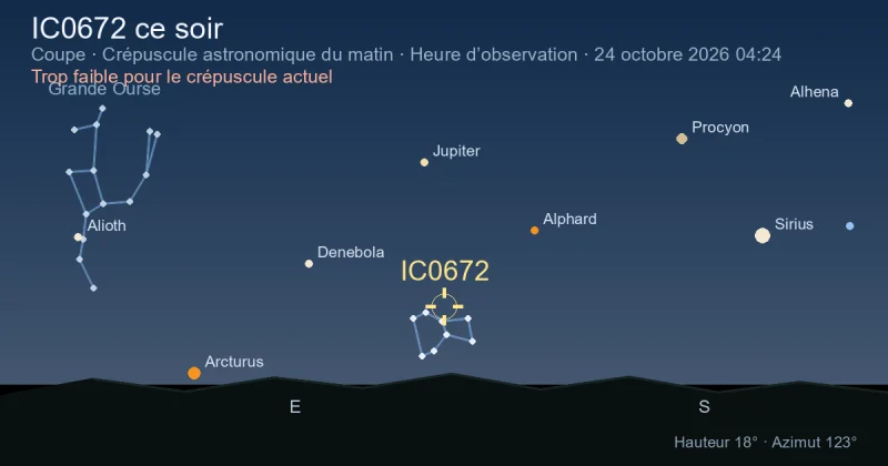 IC0672 ce soir