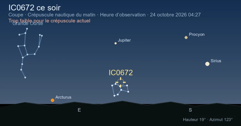IC0672 ce soir