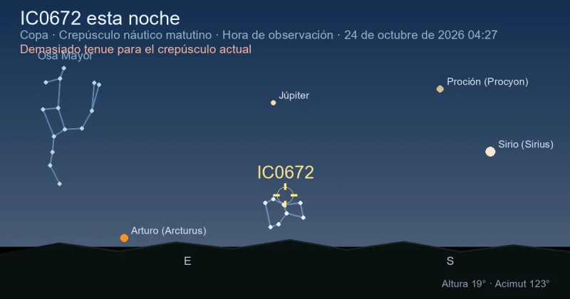 IC0672 esta noche