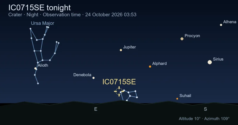 IC0715SE tonight