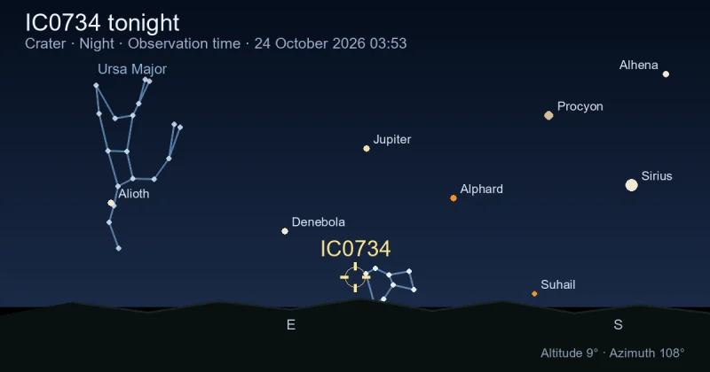 IC0734 tonight