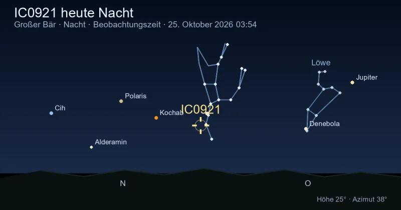 IC0921 heute Nacht