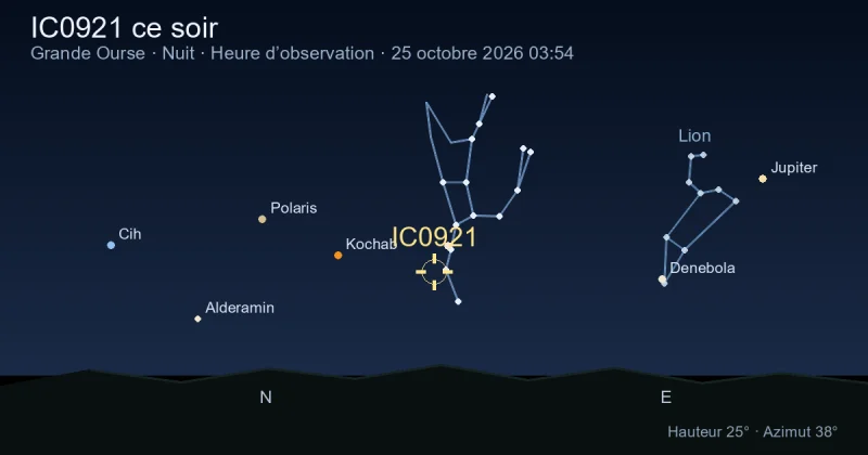 IC0921 ce soir