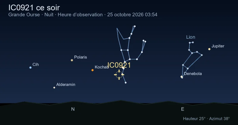 IC0921 ce soir