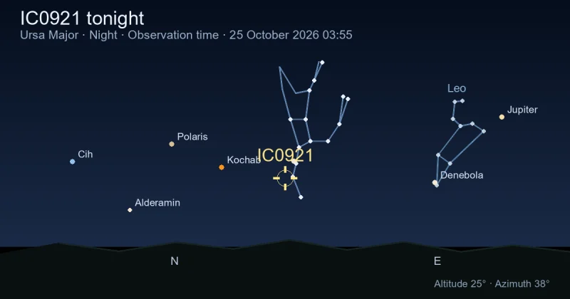 IC0921 tonight