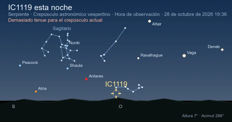 IC1119 esta noche
