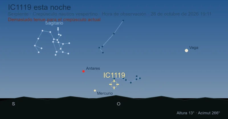 IC1119 esta noche