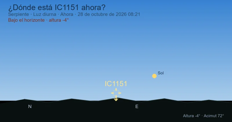 ¿Dónde está IC1151 ahora?