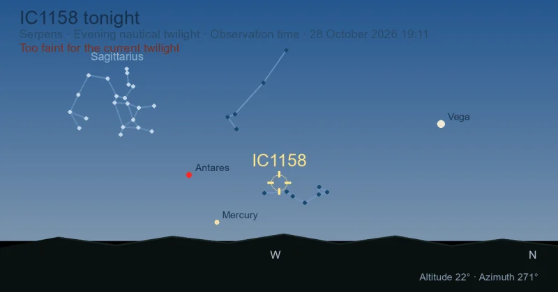IC1158 tonight