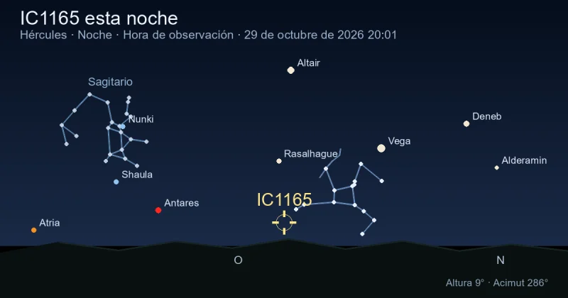 IC1165 esta noche