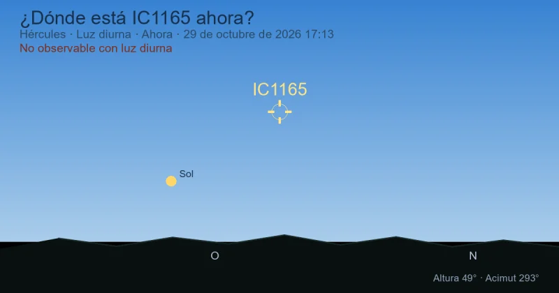 ¿Dónde está IC1165 ahora?