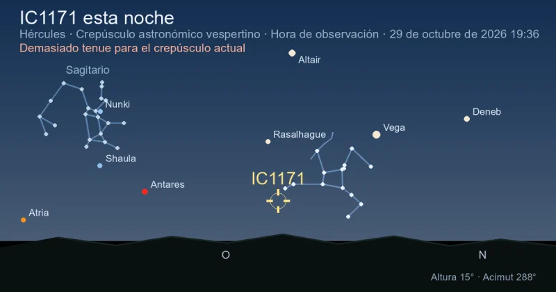 IC1171 esta noche