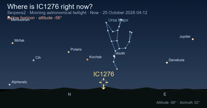 Where is IC1276 right now?