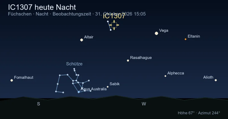 IC1307 heute Nacht