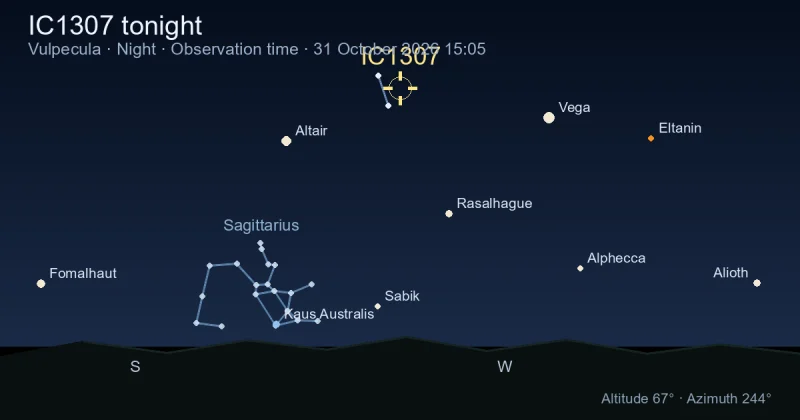 IC1307 tonight