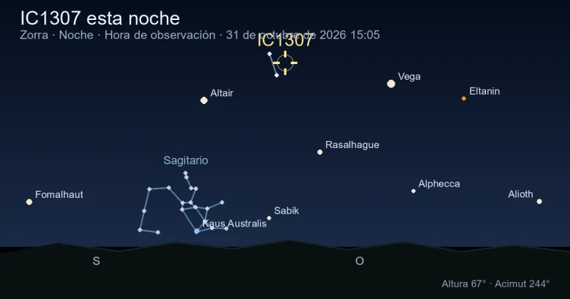 IC1307 esta noche