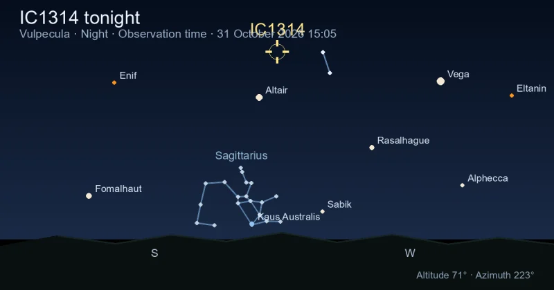 IC1314 tonight