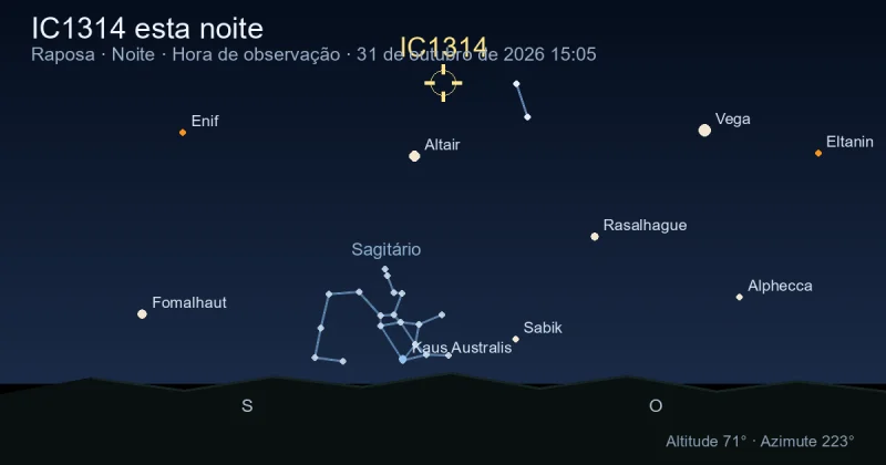 IC1314 esta noite