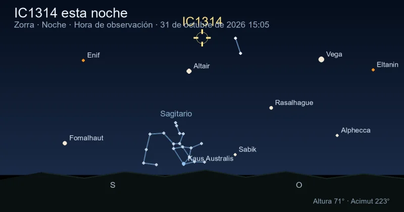 IC1314 esta noche