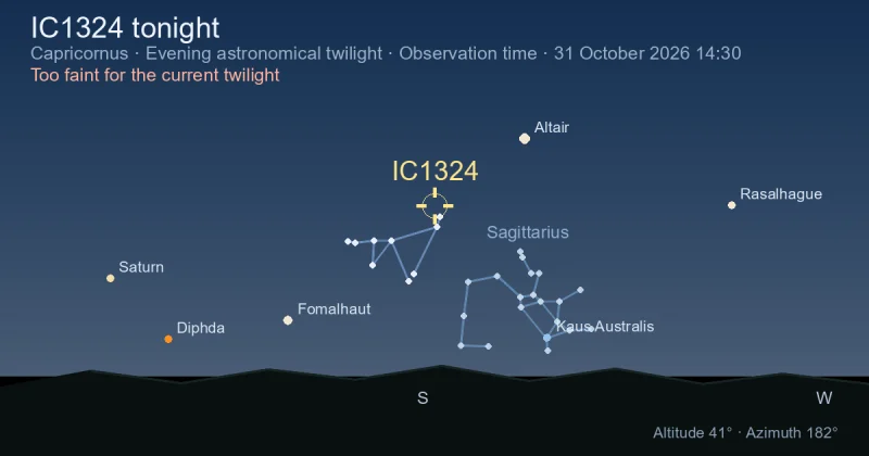 IC1324 tonight