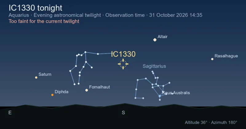 IC1330 tonight