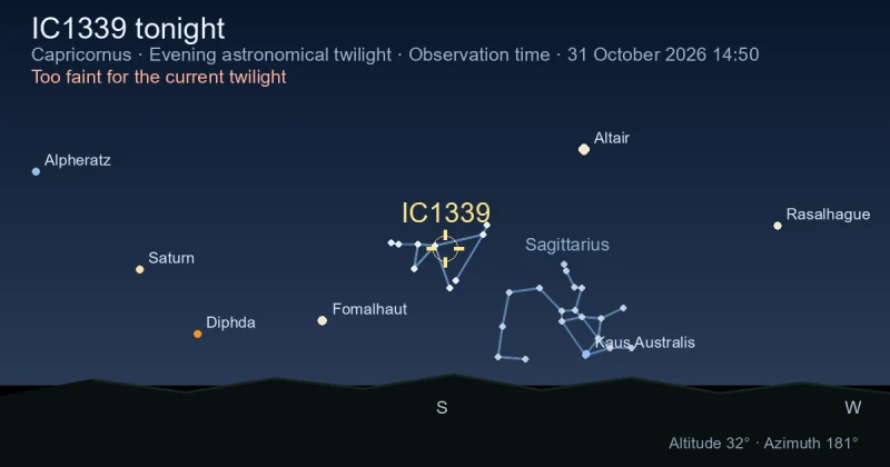 IC1339 tonight