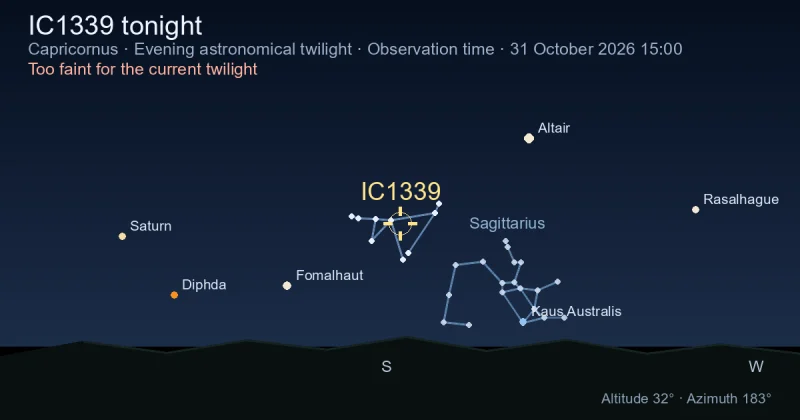 IC1339 tonight