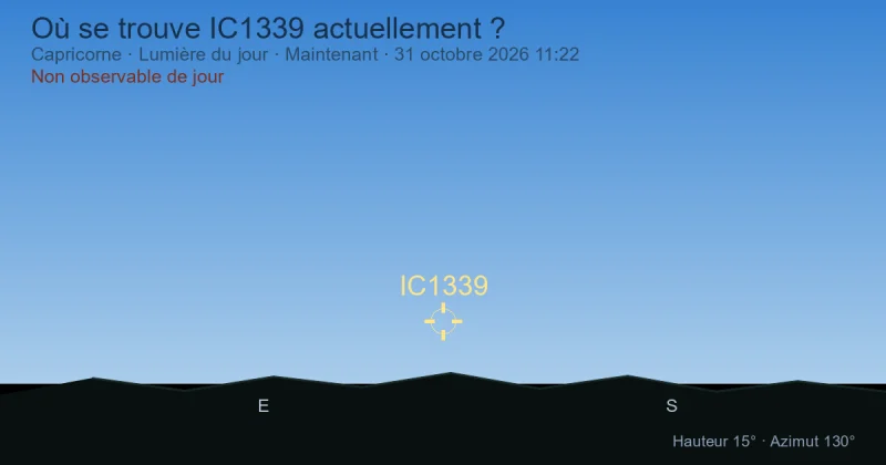 Où se trouve IC1339 actuellement ?