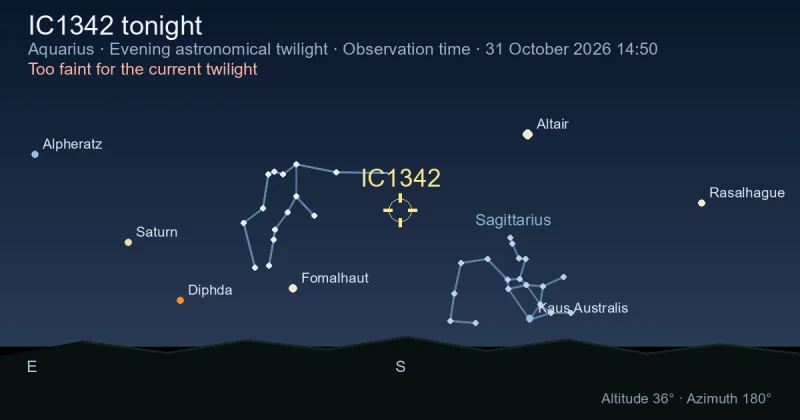 IC1342 tonight