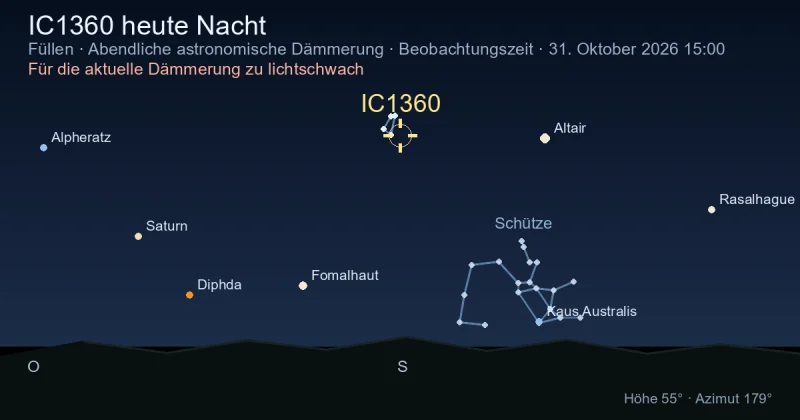 IC1360 heute Nacht