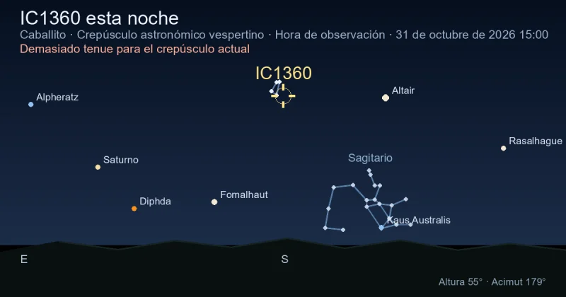 IC1360 esta noche