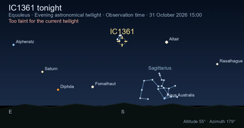 IC1361 tonight