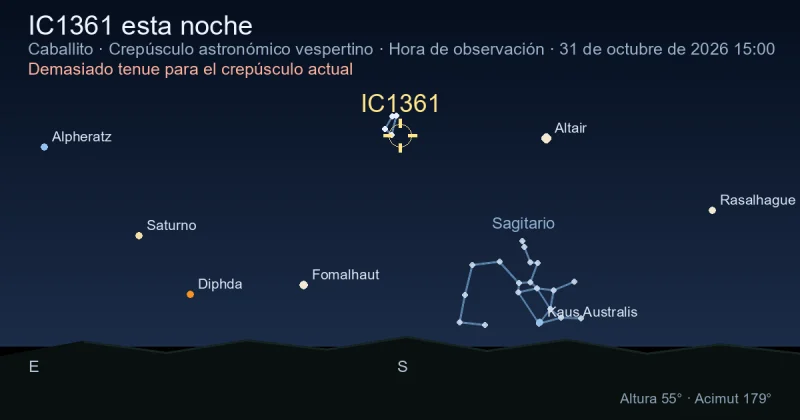 IC1361 esta noche