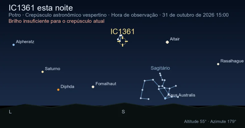 IC1361 esta noite