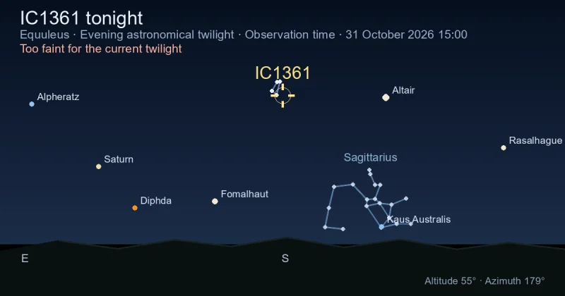 IC1361 tonight