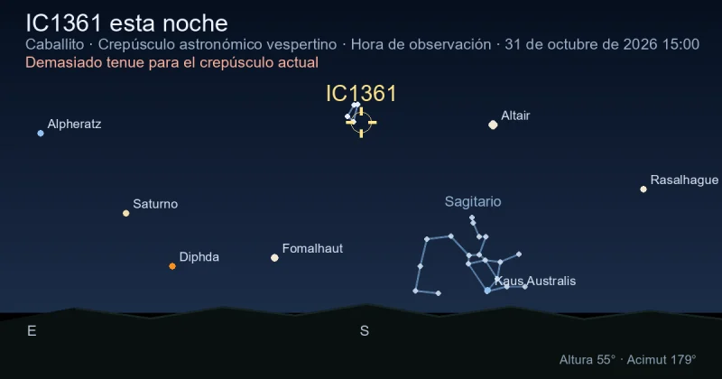 IC1361 esta noche