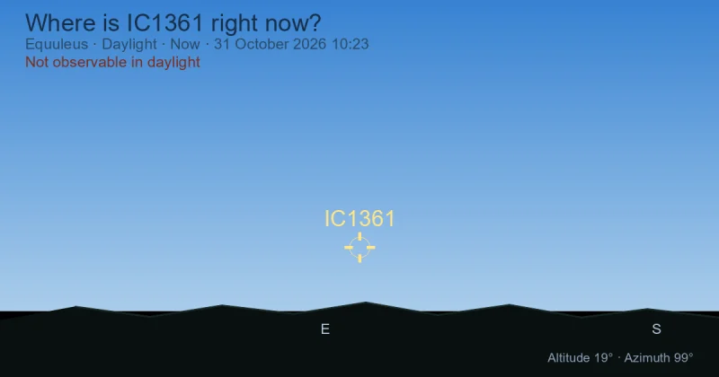 Where is IC1361 right now?