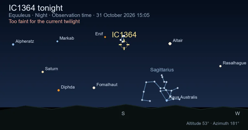 IC1364 tonight