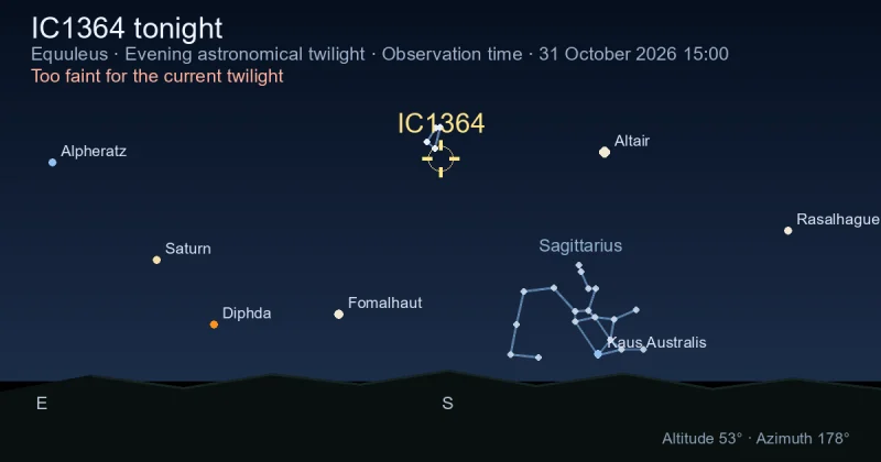 IC1364 tonight