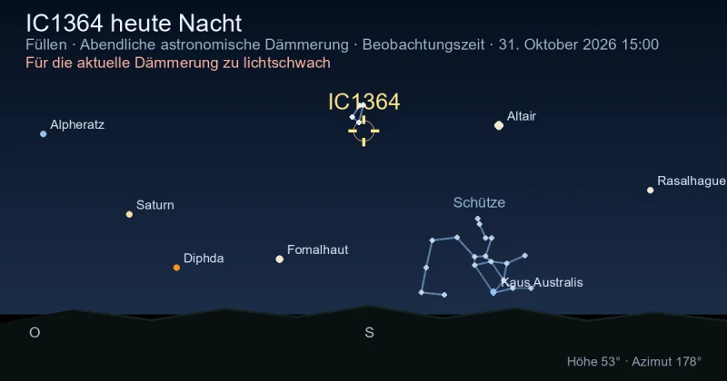 IC1364 heute Nacht