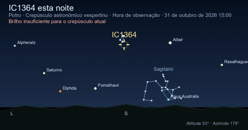 IC1364 esta noite