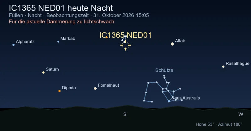 IC1365 NED01 heute Nacht