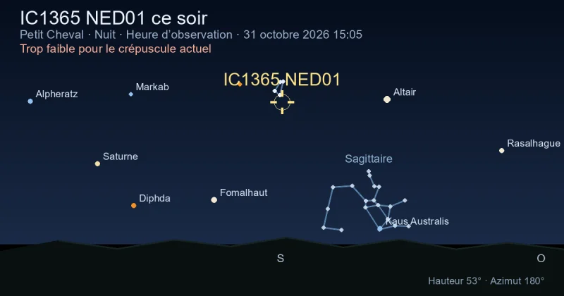 IC1365 NED01 ce soir